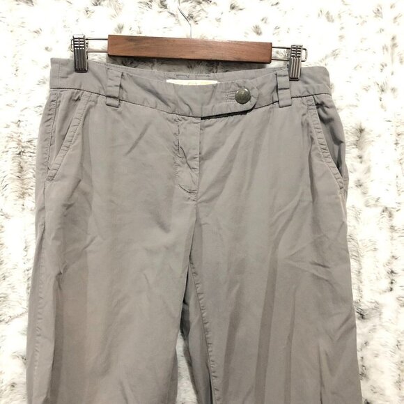 J.CREW Chino Pants Womens Size 8S Gray City Fit Broken In Classic Twill - Picture 3 of 12